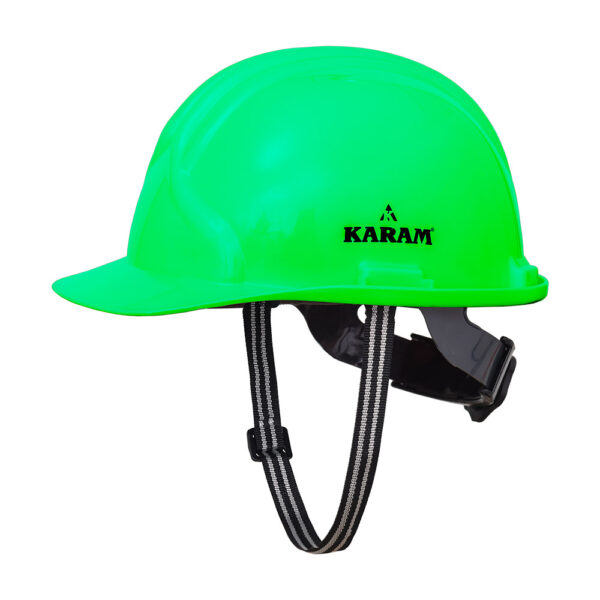Safety Helmet with Protective Peak and Ratchet Type Adjustment SKU: PN581